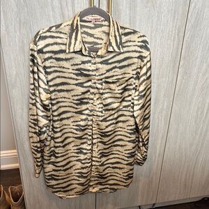 Zebra Print Blouse